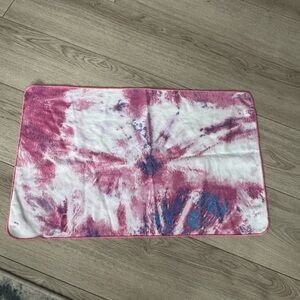Alo Pink and Blue Tie-Dye Sweat Towel